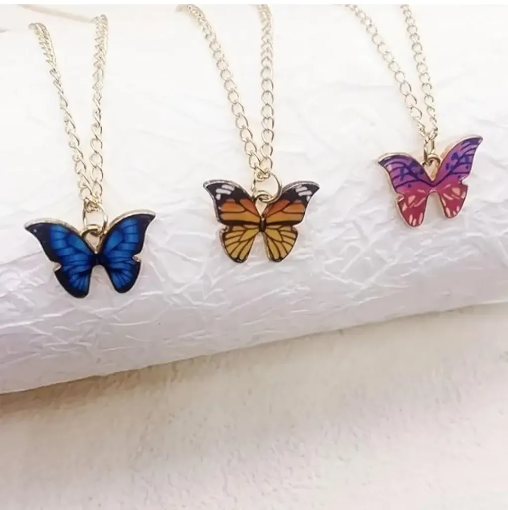 butterfly neckpieces